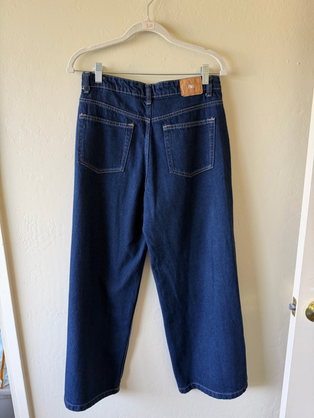 Zara Navy Wide-Leg Women's Jeans size‎ 4 - Picture 3 of 4